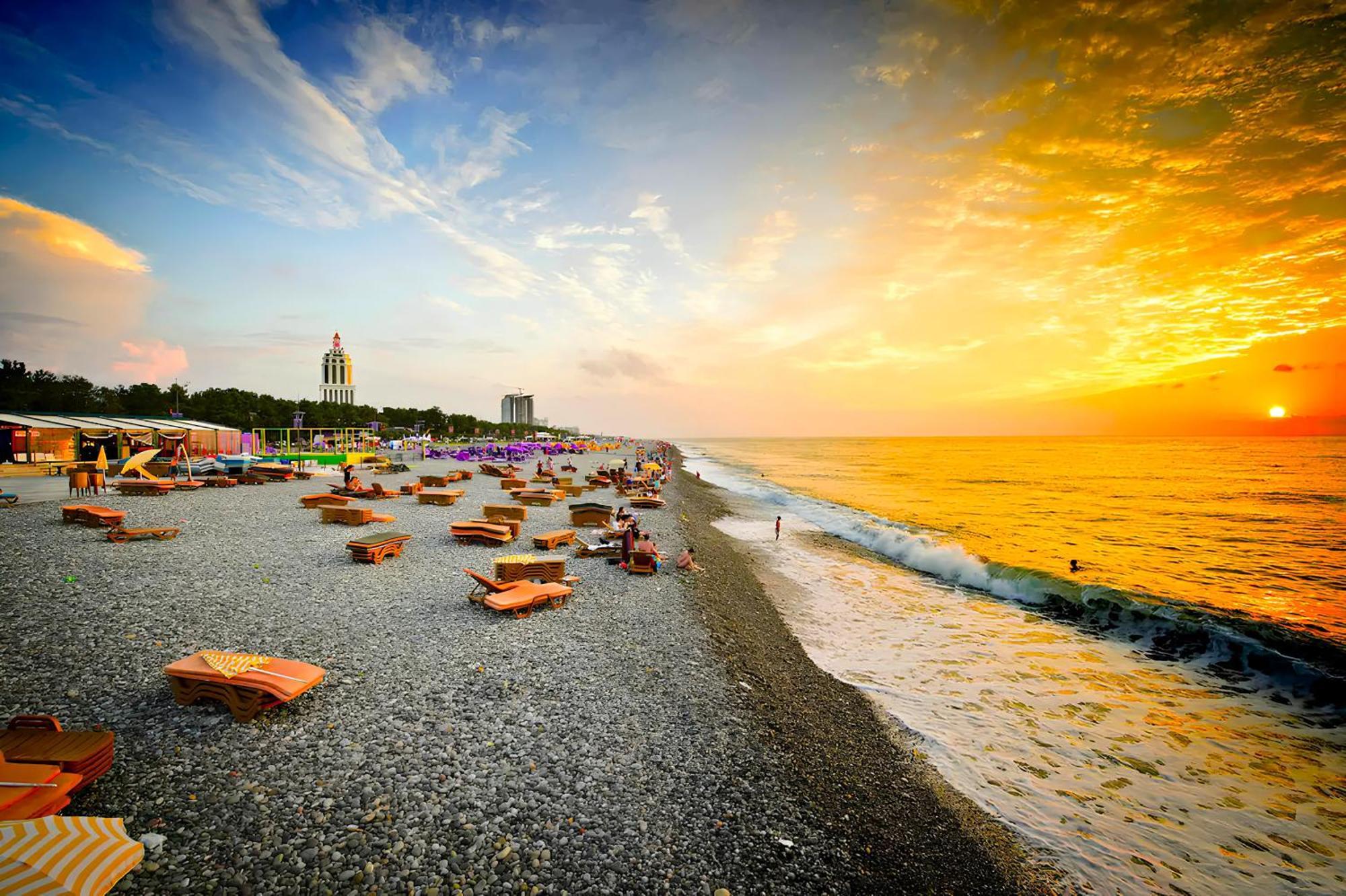 Orbi Panoramic Aparthotel Batumi Bagian luar foto